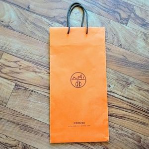 Hermes signature paper shopping bag